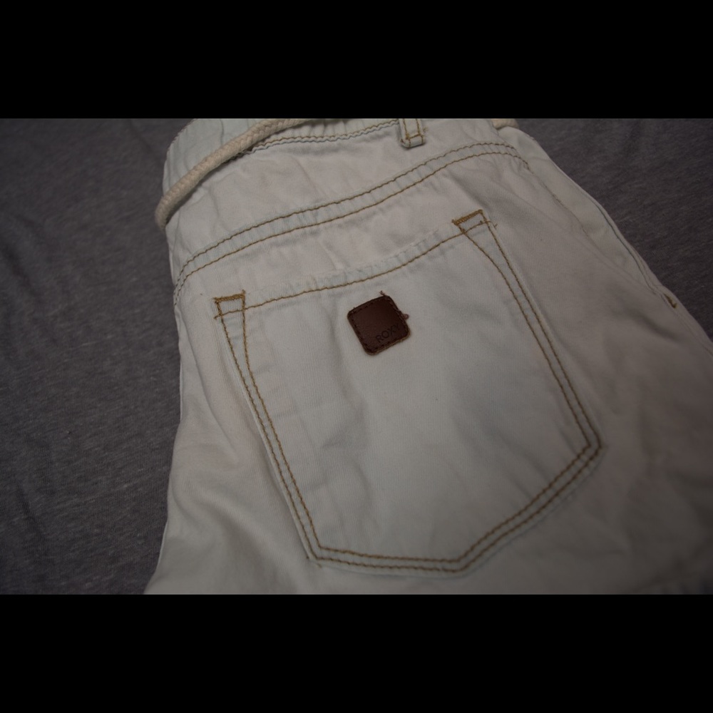 Light Denim Roxy Shorts - Picture 3 of 3